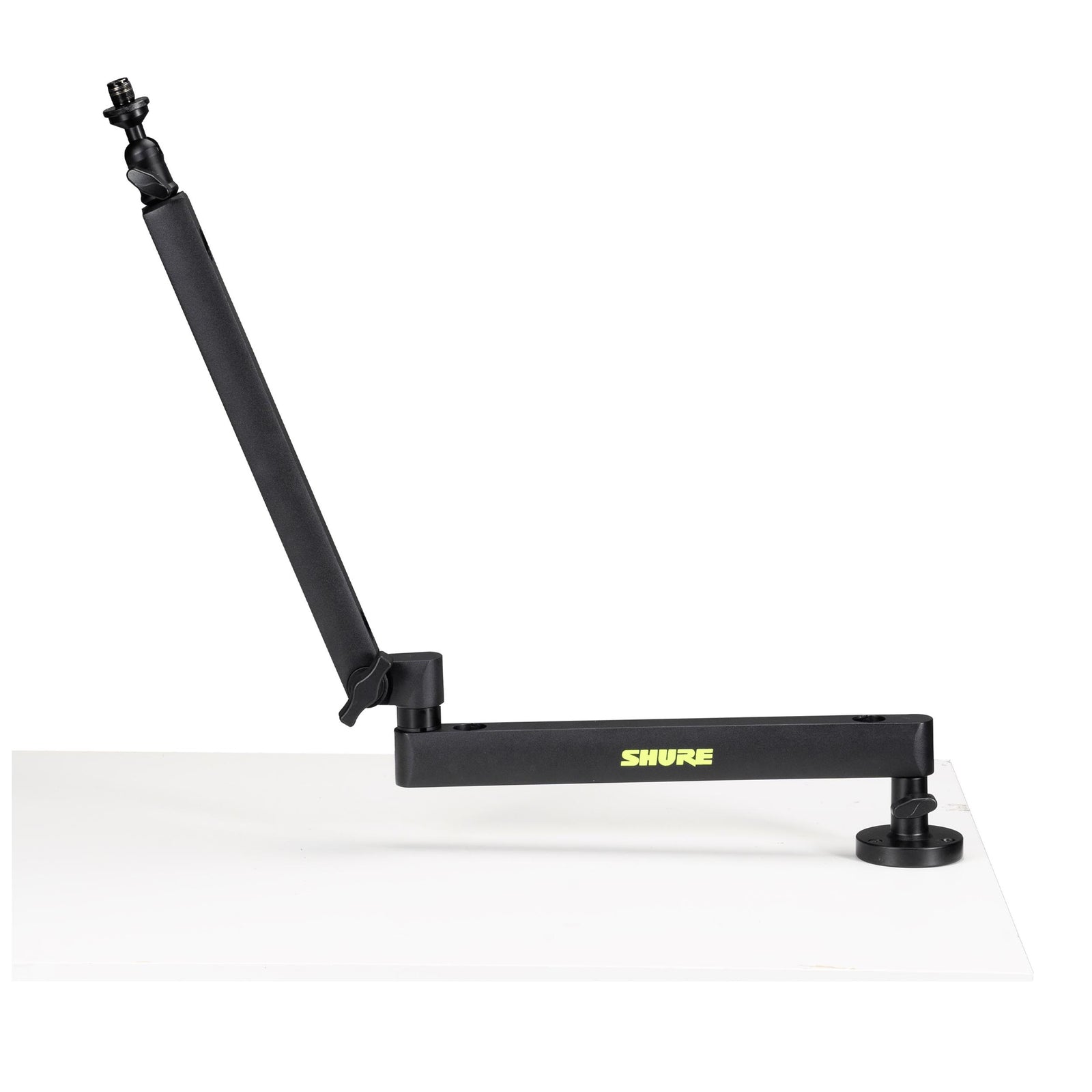 Shure by Gator SH-BROADCAST2 Low-Profile Articulating Desktop Microphone Boom Arm – Black
