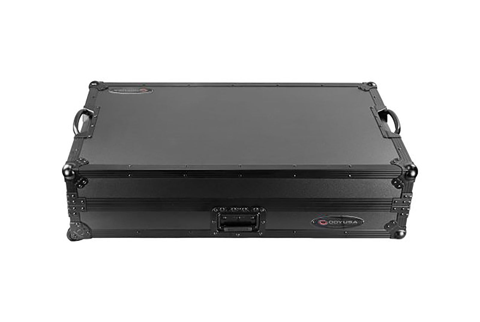 Odyssey FPR-GSPERFORMER1UWBL Estuche de vuelo de la serie Performance Ready de 1U para Rane Performer con ruedas y plataforma deslizante para computadora portátil - Negro