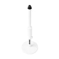 Shure by Gator SH-DESKTOP1-W Adjustable Desktop Microphone Stand with 6-in Round Base – White