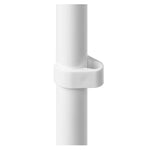Shure by Gator SH-DESKTOP1-W Adjustable Desktop Microphone Stand with 6-in Round Base – White