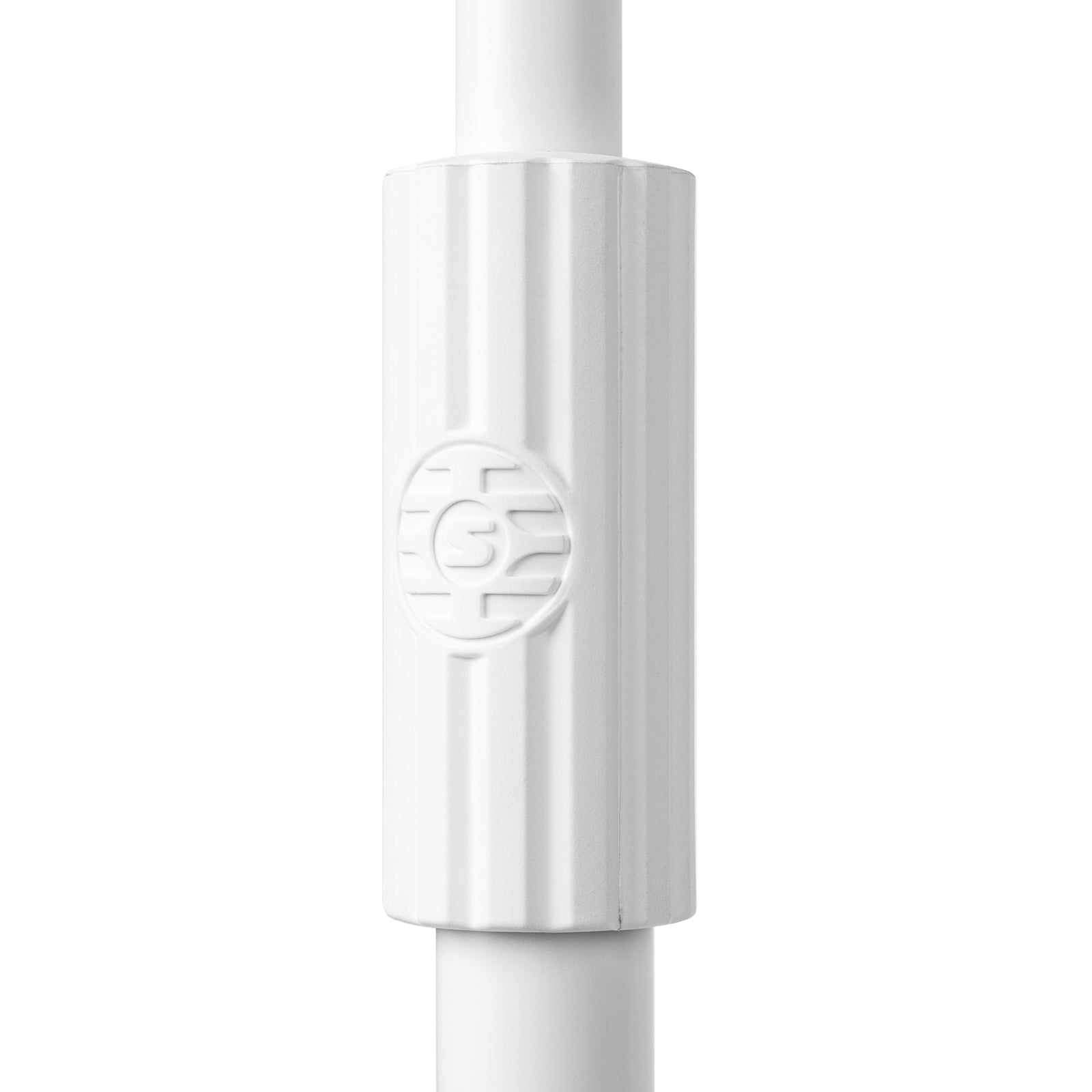 Shure by Gator SH-DESKTOP1-W Adjustable Desktop Microphone Stand with 6-in Round Base – White