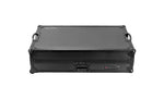 Odyssey FPR-GSSYSTEMONE1UWBL Performance Ready Series Flight Case 1U pour RANE SYSTEM ONE avec roulettes et plateforme d'ordinateur portable Glide Style – Noir