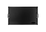 Odyssey FPR-GSSYSTEMONE1UWBL Performance Ready Series Flight Case 1U pour RANE SYSTEM ONE avec roulettes et plateforme d'ordinateur portable Glide Style – Noir