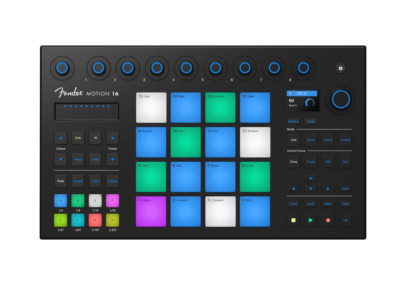 Fender Motion 16 Production and Performance Controller with 16-Pad