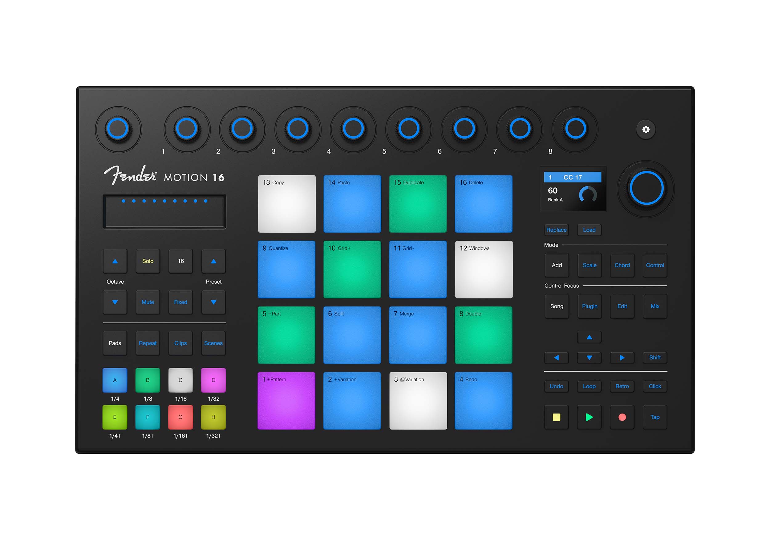 Fender Motion 16 Production and Performance Controller with 16-Pad