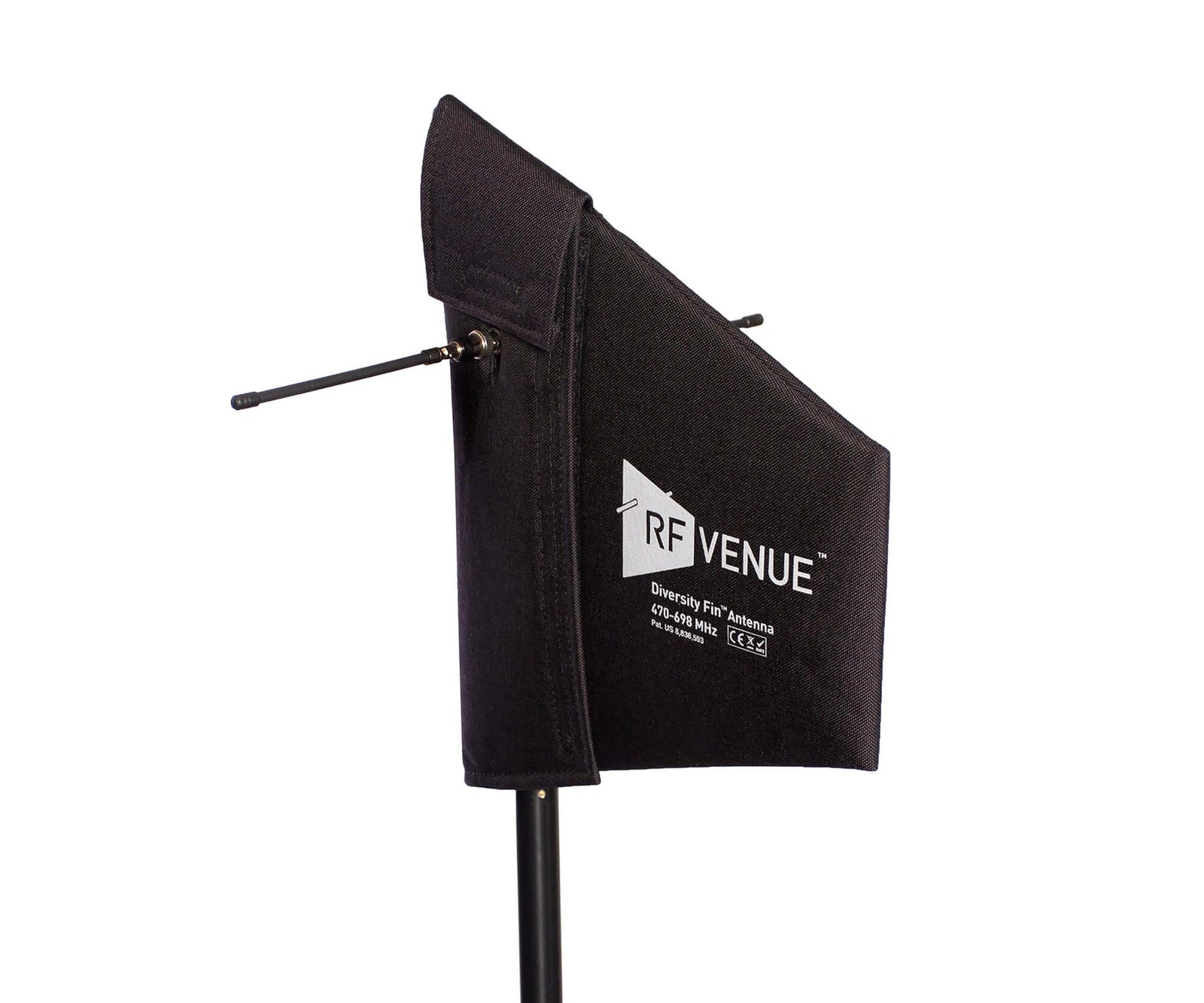 RF Venue DFIN Diversity Fin Antenna with Stand Mount for Wireless Microphone Systems