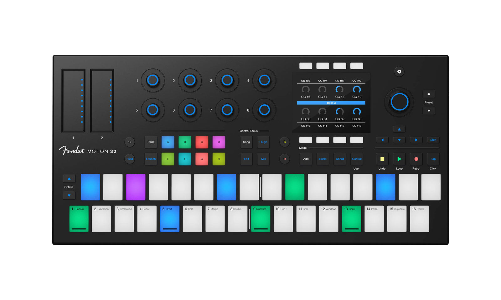 Fender Motion 32 Production and Performance Controller with 32-Pad