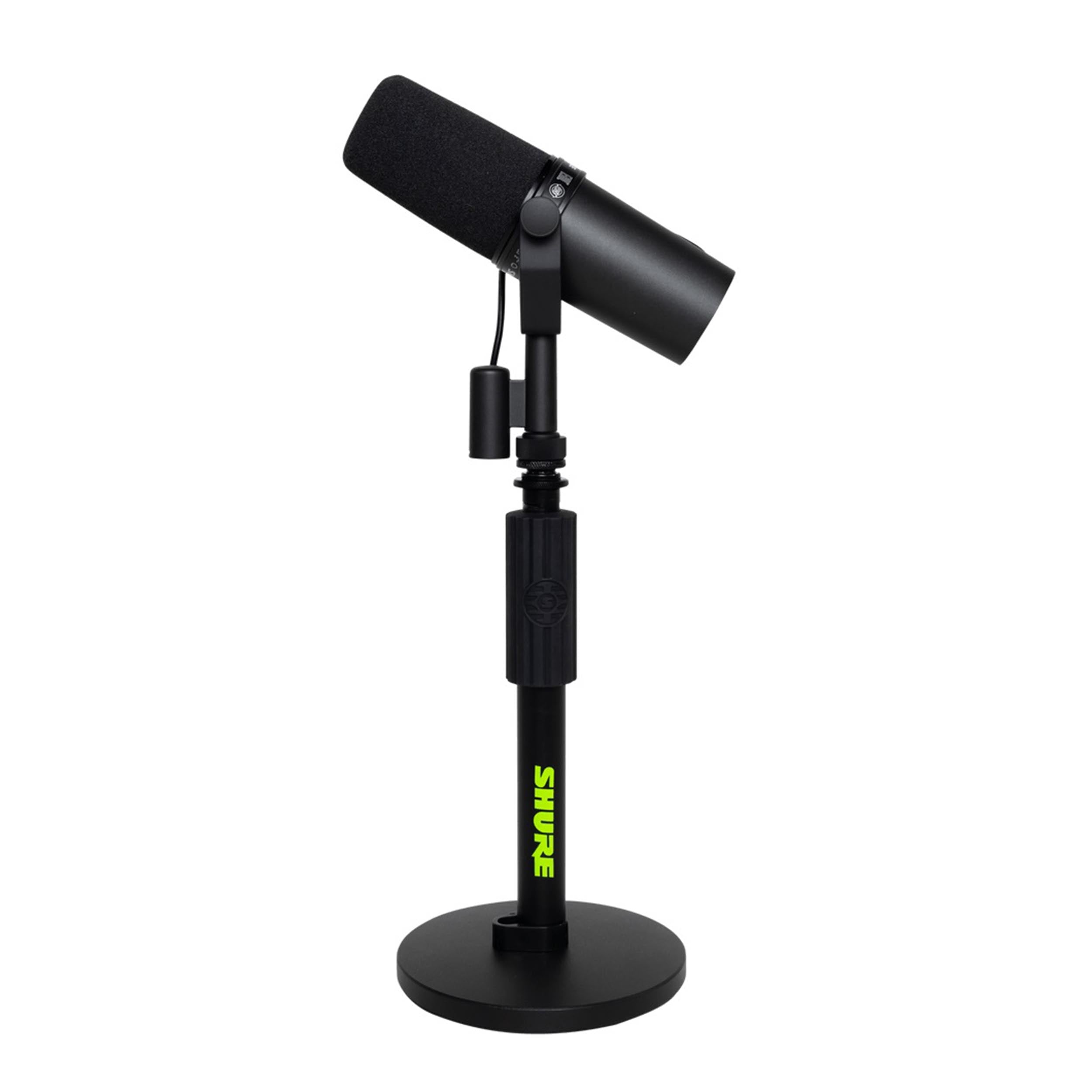 Shure by Gator SH-DESKTOP1 Desktop Microphone Stand with 6" Round Base - Black
