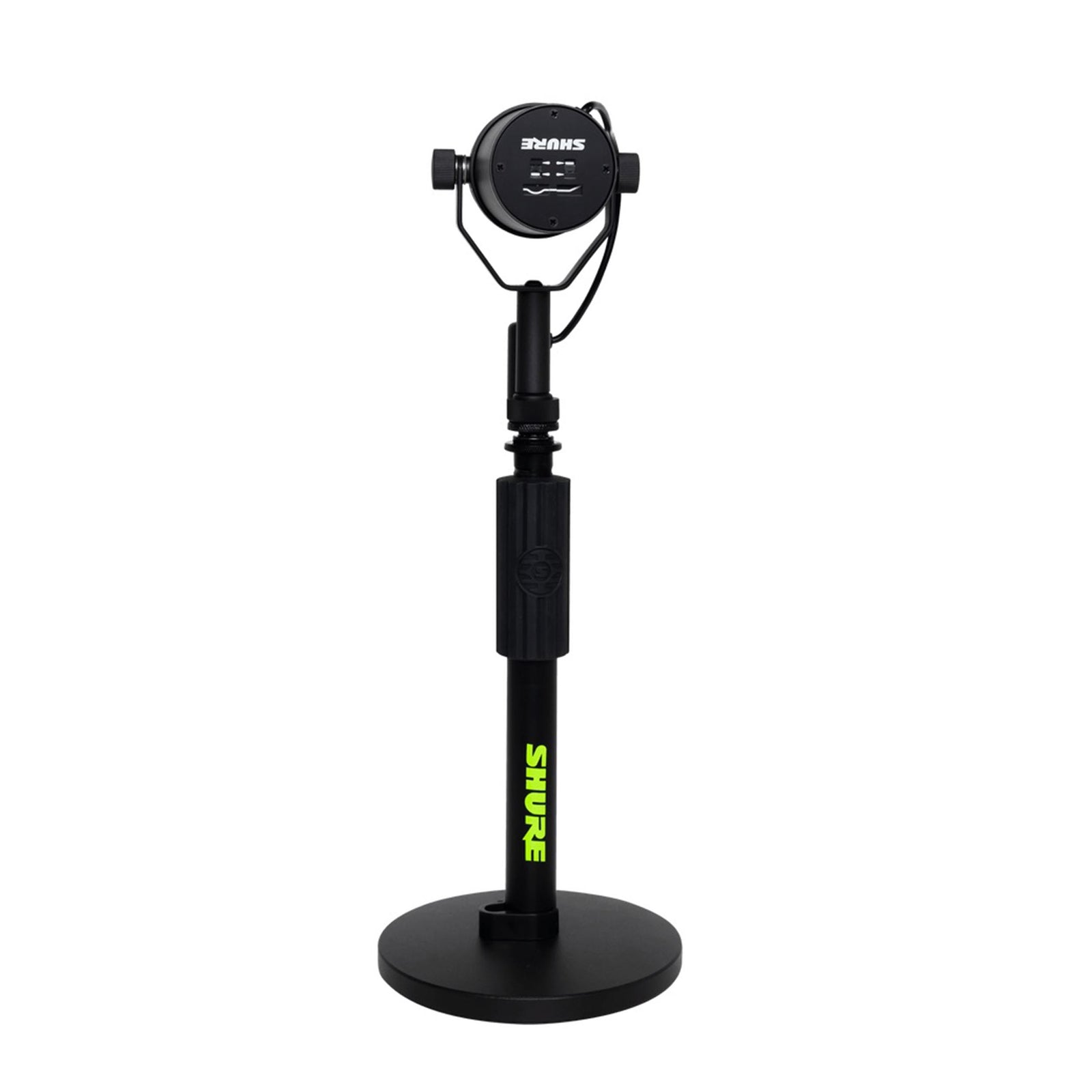 Shure by Gator SH-DESKTOP1 Desktop Microphone Stand with 6" Round Base - Black