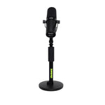 Shure by Gator SH-DESKTOP1 Desktop Microphone Stand with 6" Round Base - Black