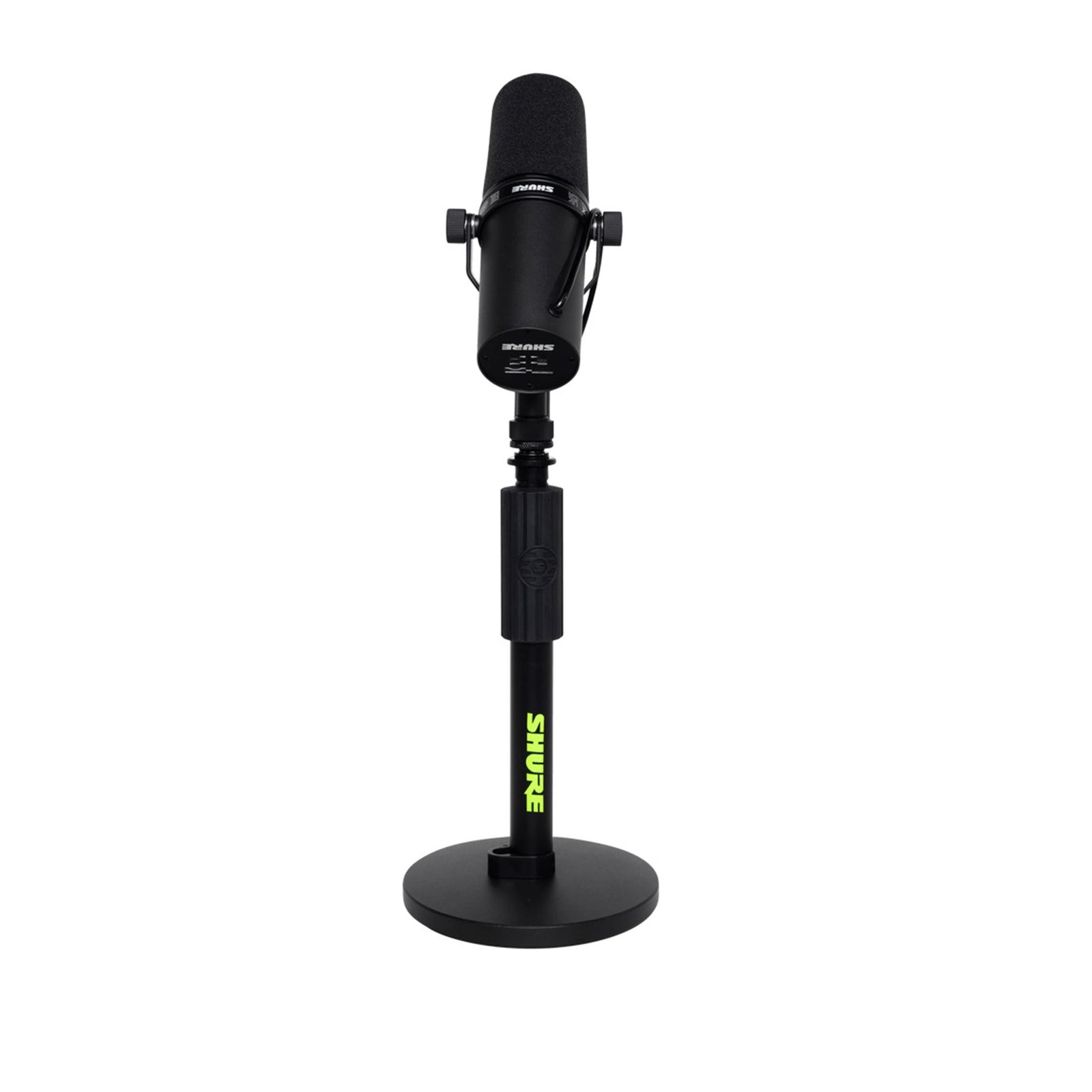 Shure by Gator SH-DESKTOP1 Desktop Microphone Stand with 6" Round Base - Black