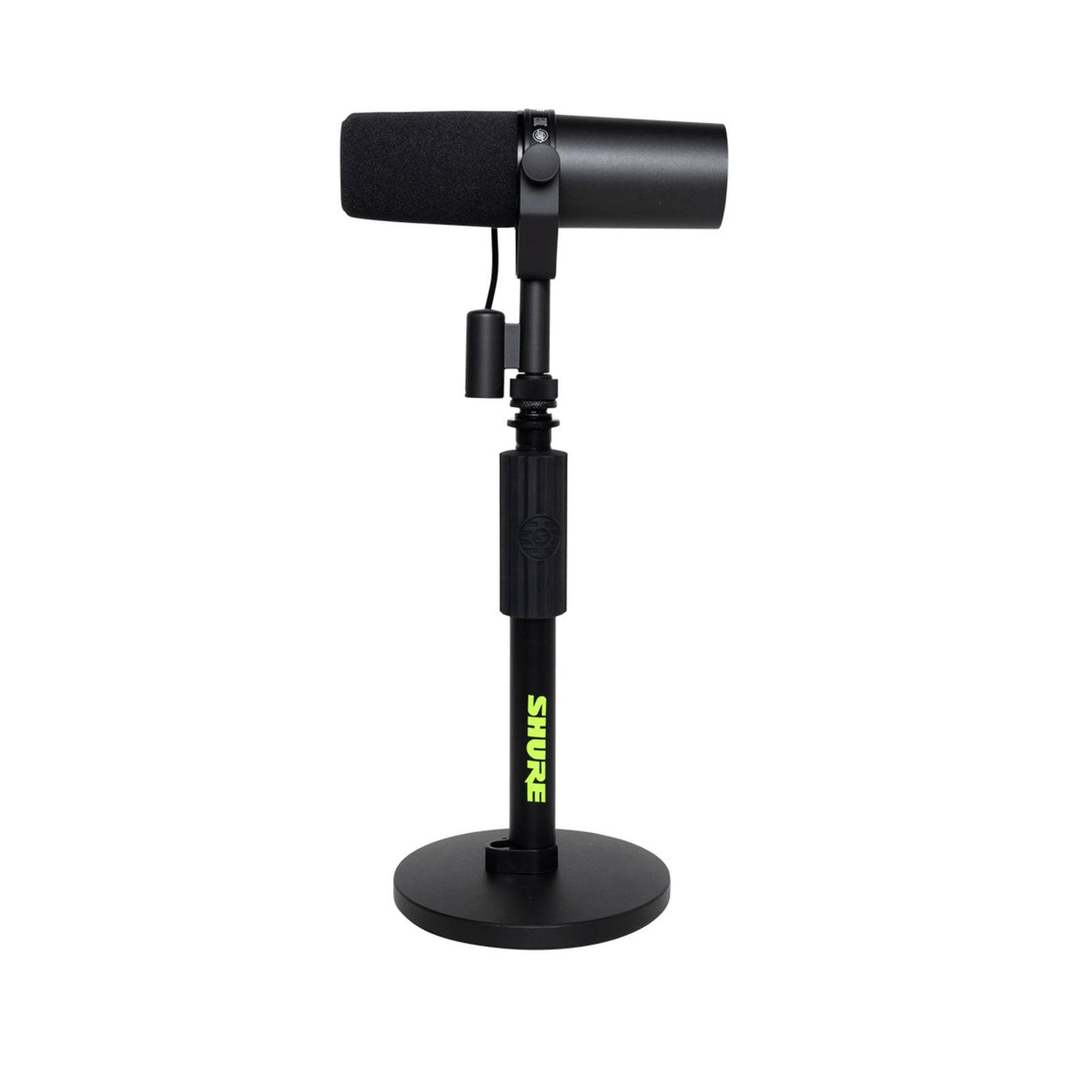 Shure by Gator SH-DESKTOP1 Desktop Microphone Stand with 6" Round Base - Black