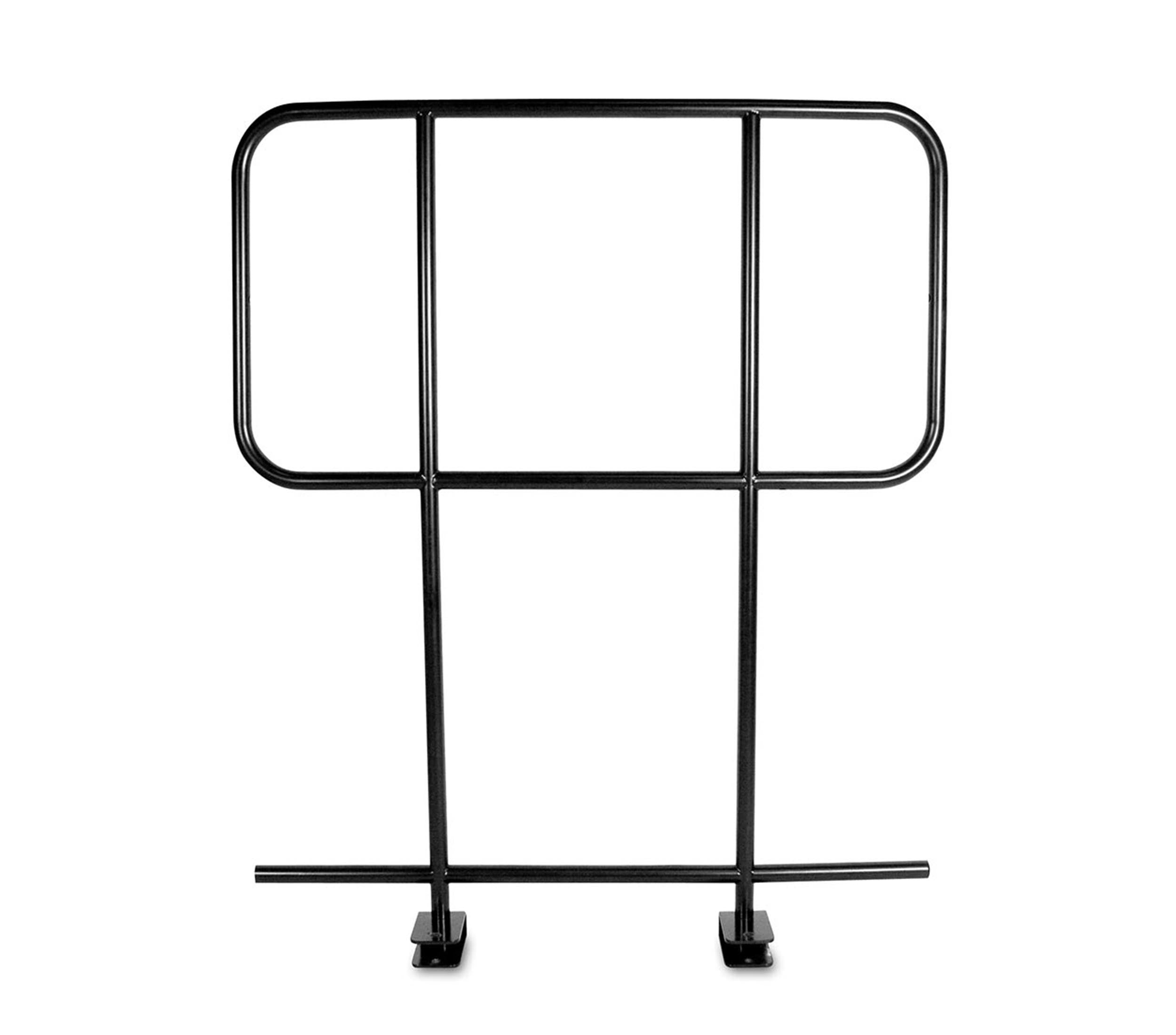IntelliStage IS3X3GRPD 2-Pack of Guard Rail Panels with Built-in Chair Stops for 3FT x 3FT Stage Platforms - Black