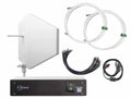 RF Venue DFIN-IPXWD5 5-Channel Wireless Mic Upgrade Pack with White Diversity Fin IPX Antenna and DISTRO5