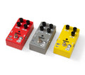 Collection de pédales de guitare analogiques Warm Audio Dirty Boy Jr. avec effets Overdrive, Fuzz et Boost