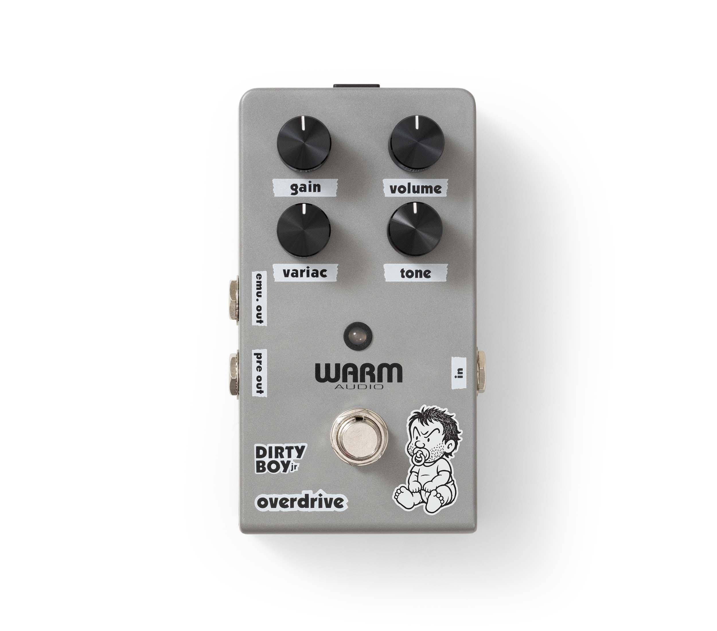 Warm Audio Dirty Boy Jr. Analog Guitar Pedal Collection with Overdrive, Fuzz and Boost Effects