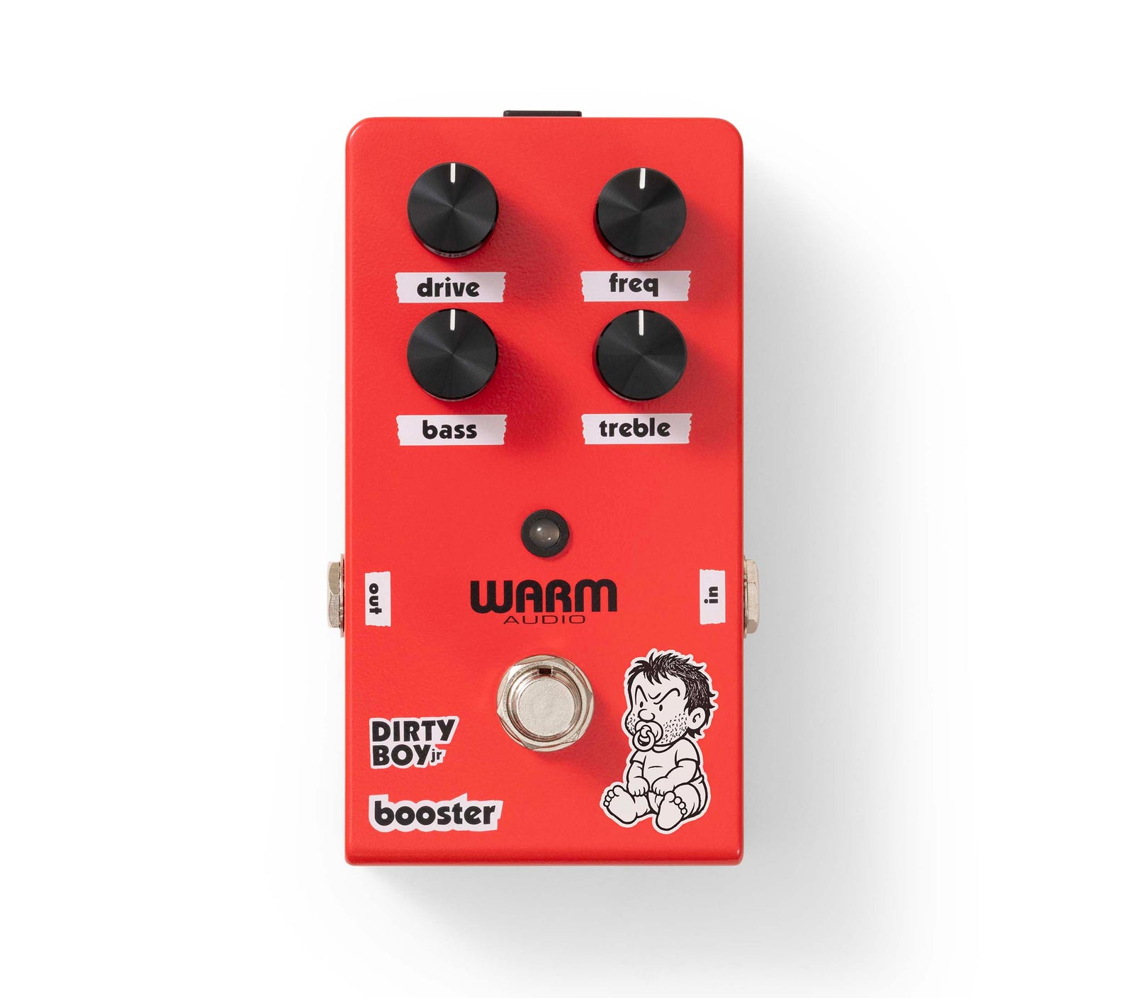 Warm Audio Dirty Boy Jr. Analog Guitar Pedal Collection with Overdrive, Fuzz and Boost Effects