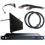 RF Venue DFINBD9 DISTRO9 HDR 9-Channel Upgrade Pack with Black Wallmount Diversity Fin Antenna
