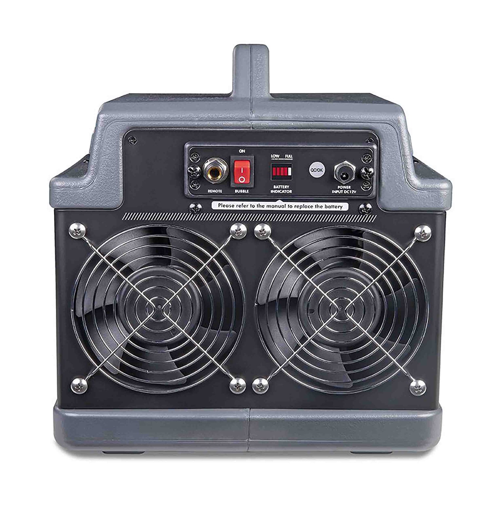 B-Stock: Eliminator Lighting Bubbletron EXL GO, Battery-Powered Light Weight Bubble Machine with Dual Fan System
