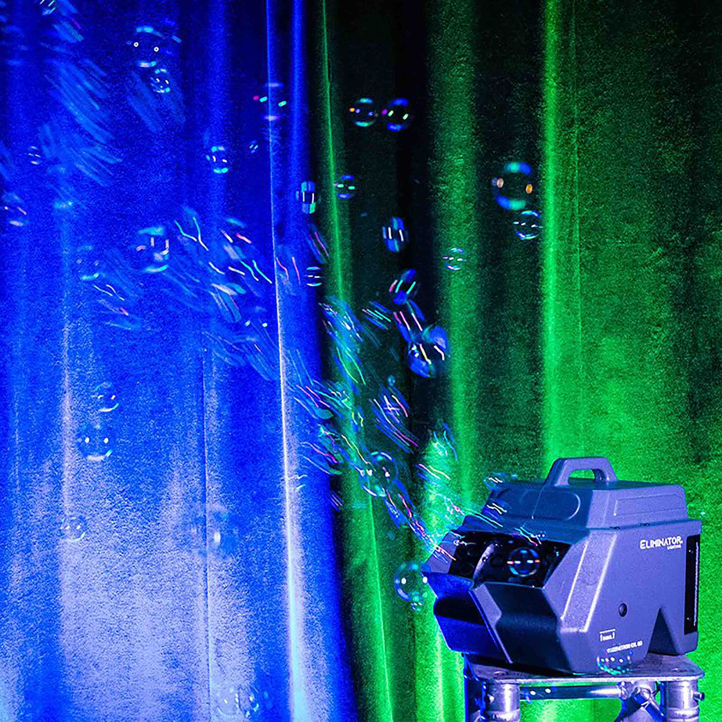 B-Stock: Eliminator Lighting Bubbletron EXL GO, Battery-Powered Light Weight Bubble Machine with Dual Fan System
