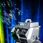 B-Stock: Eliminator Lighting Bubbletron EXL GO, Battery-Powered Light Weight Bubble Machine with Dual Fan System