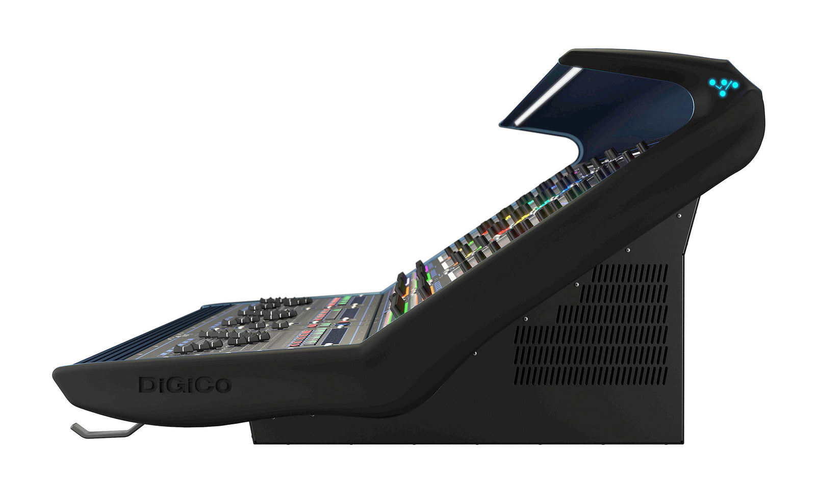 DiGiCo X-Q338-W-WS-OP Digital Mixing Console Waves-Ready Package with Waves Soundgrid and OpticalCON Connector