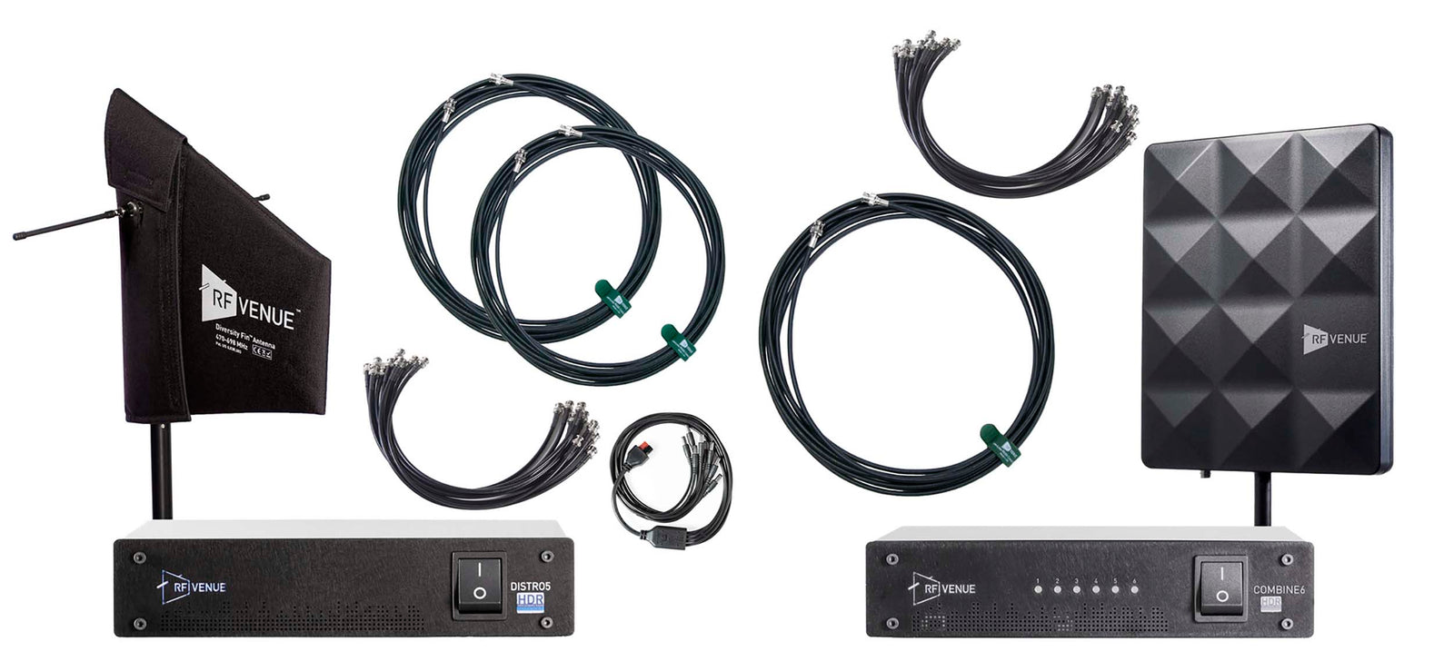 RF Venue C6CPS-D5DFIN 5-Channel Wireless Microphone and 6-Channel In-Ear Monitor Super Pack