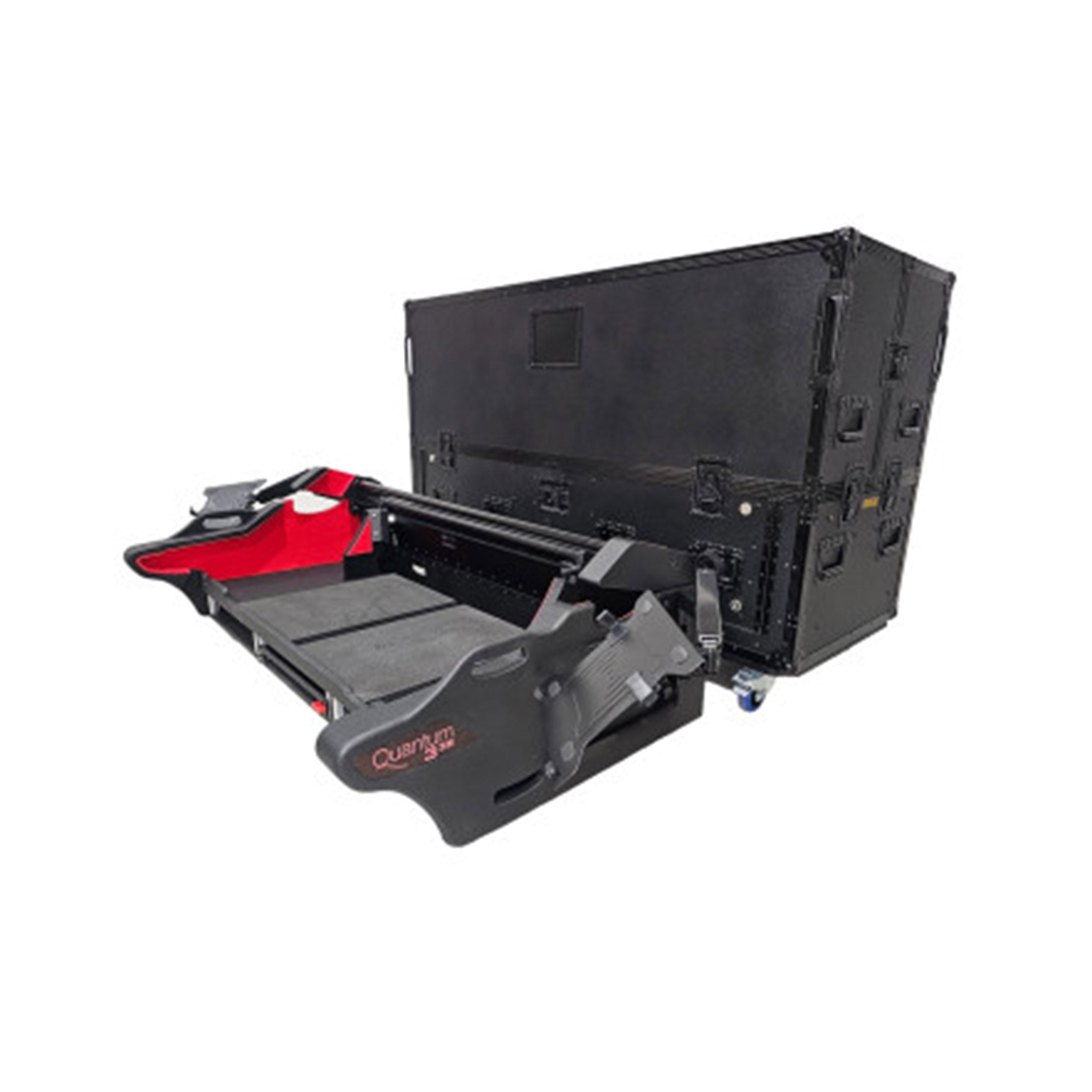 DiGiCo FC-Q338 3 Piece Flight Case with Pullout Keyboard on Casters for Q338