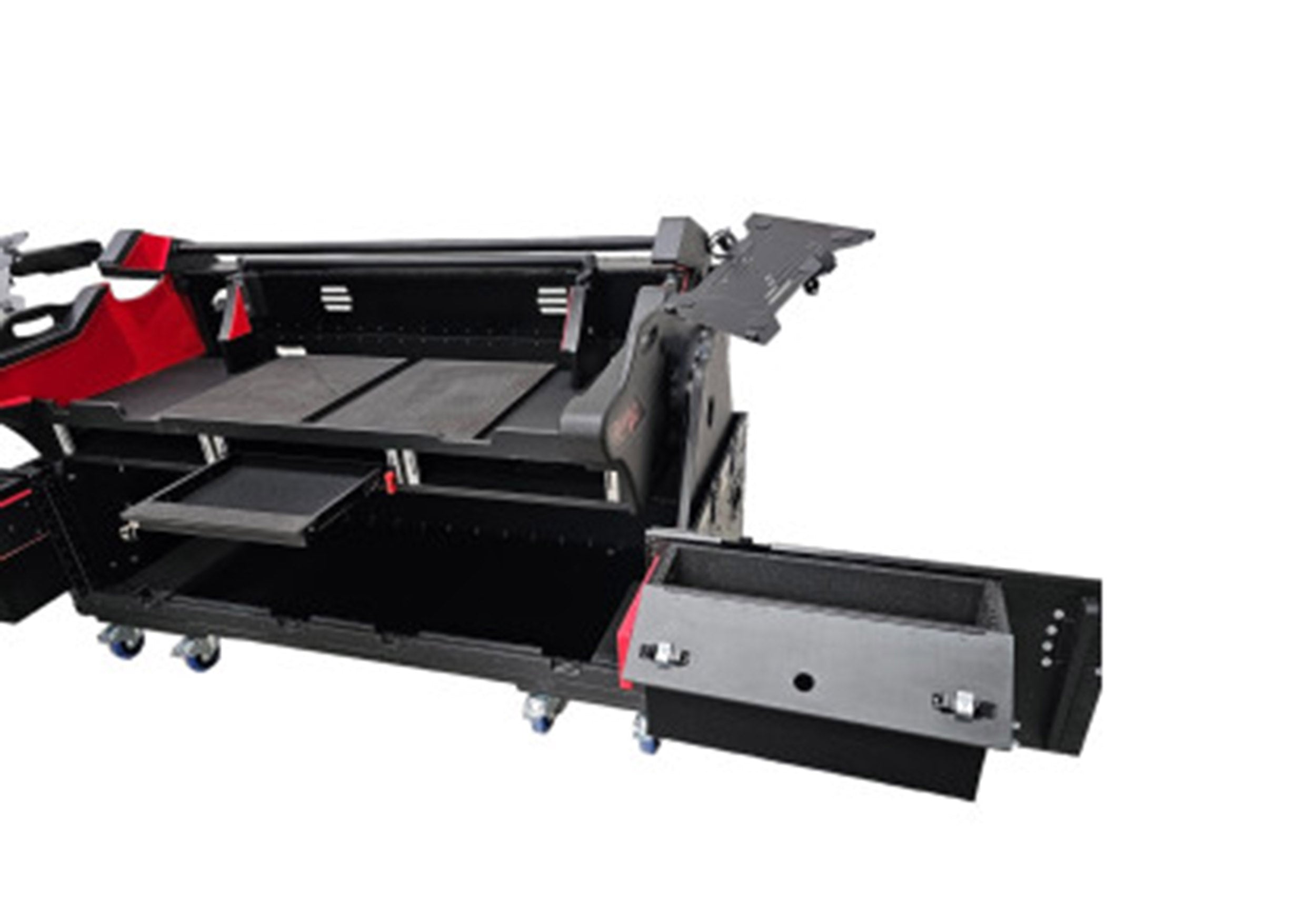 DiGiCo FC-Q338 3 Piece Flight Case with Pullout Keyboard on Casters for Q338