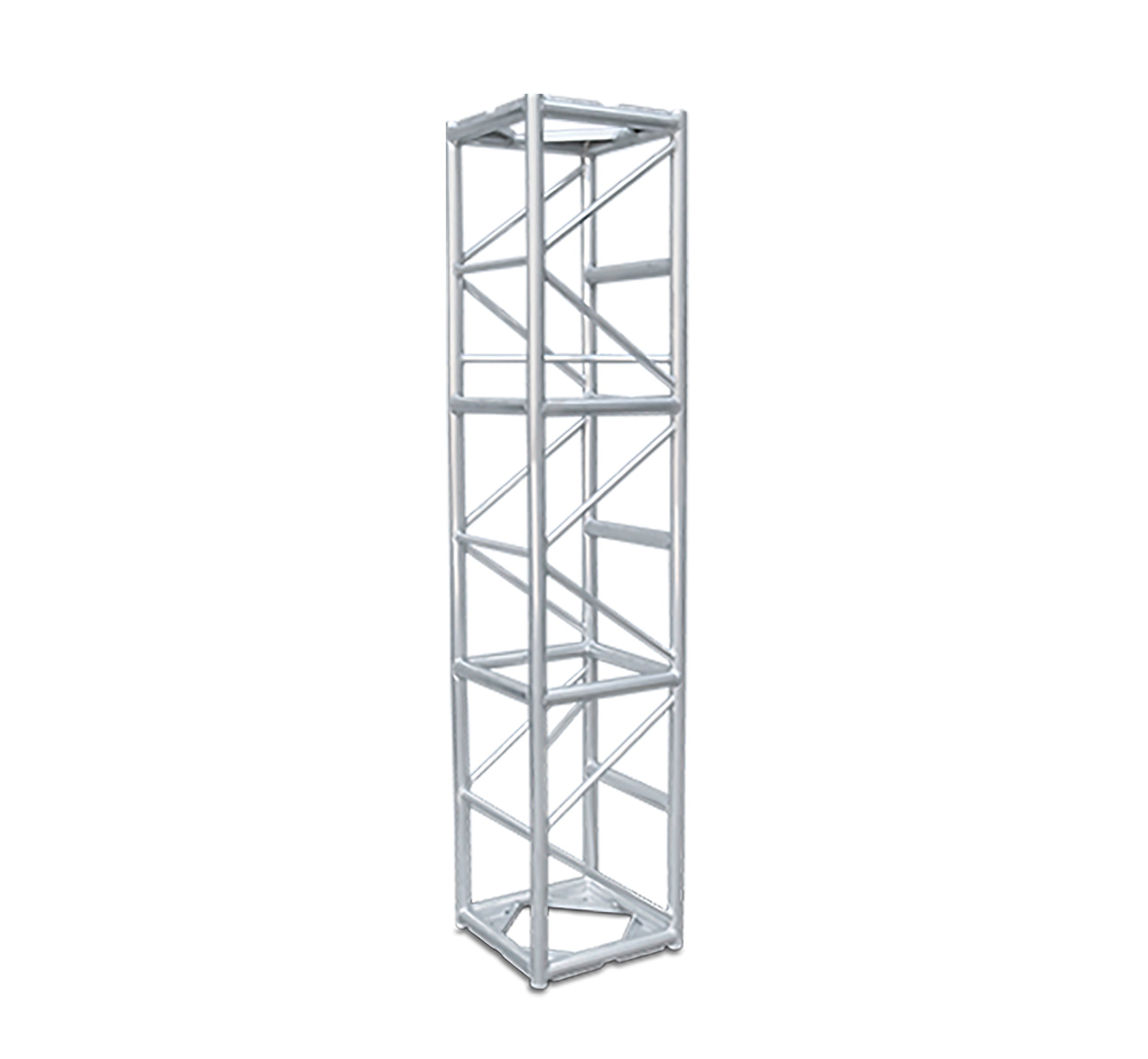 Galaxy Stage GS-2008 Aluminum Box Truss with Bolts for Stage Lighting And Event Production - 8 Ft