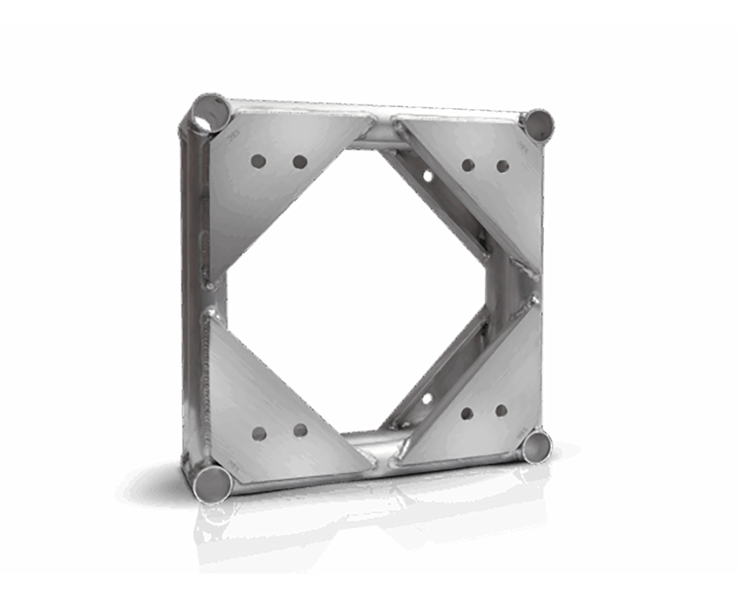 Galaxy Stage GS-20206 20.5" x 20.5" Aluminum Spacer Block for Bolt Truss Systems - 6"
