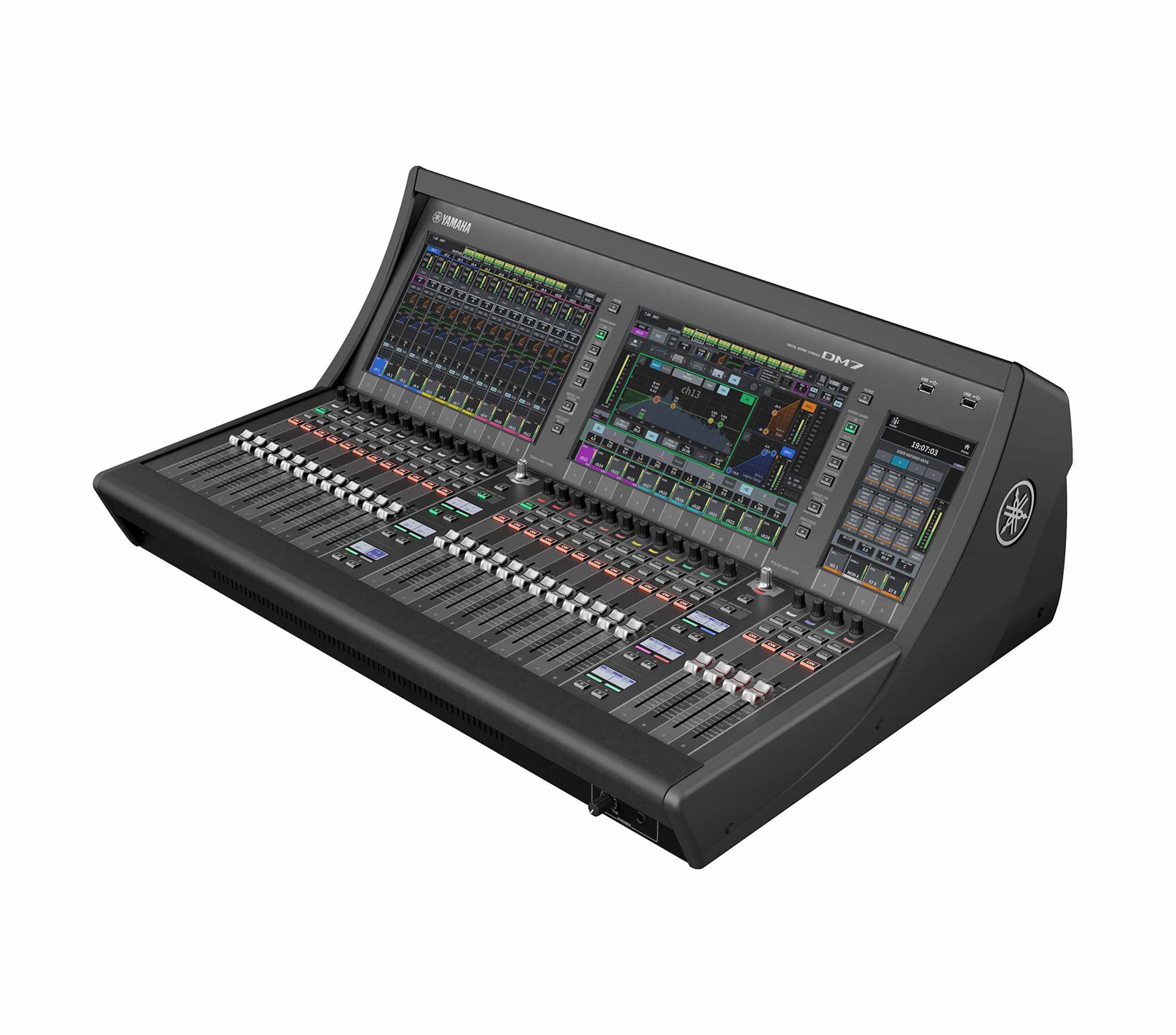 Yamaha DM7 120-Channel Digital Mixing Console with 144 x 144 Dante and Dual Touchscreens
