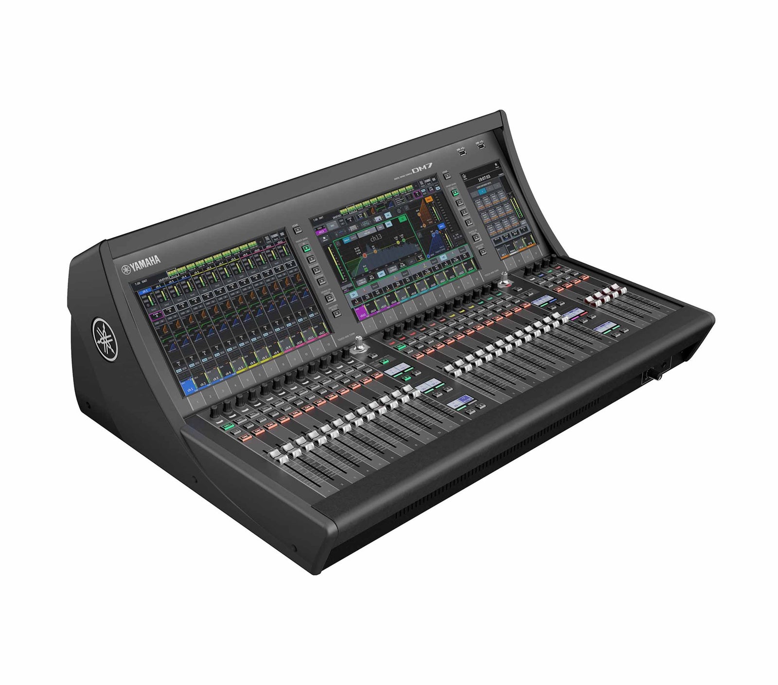 Yamaha DM7-EX 120-Channel Digital Mixing Console Expansion Package with 144 x 144 Dante and Dual Touchscreens