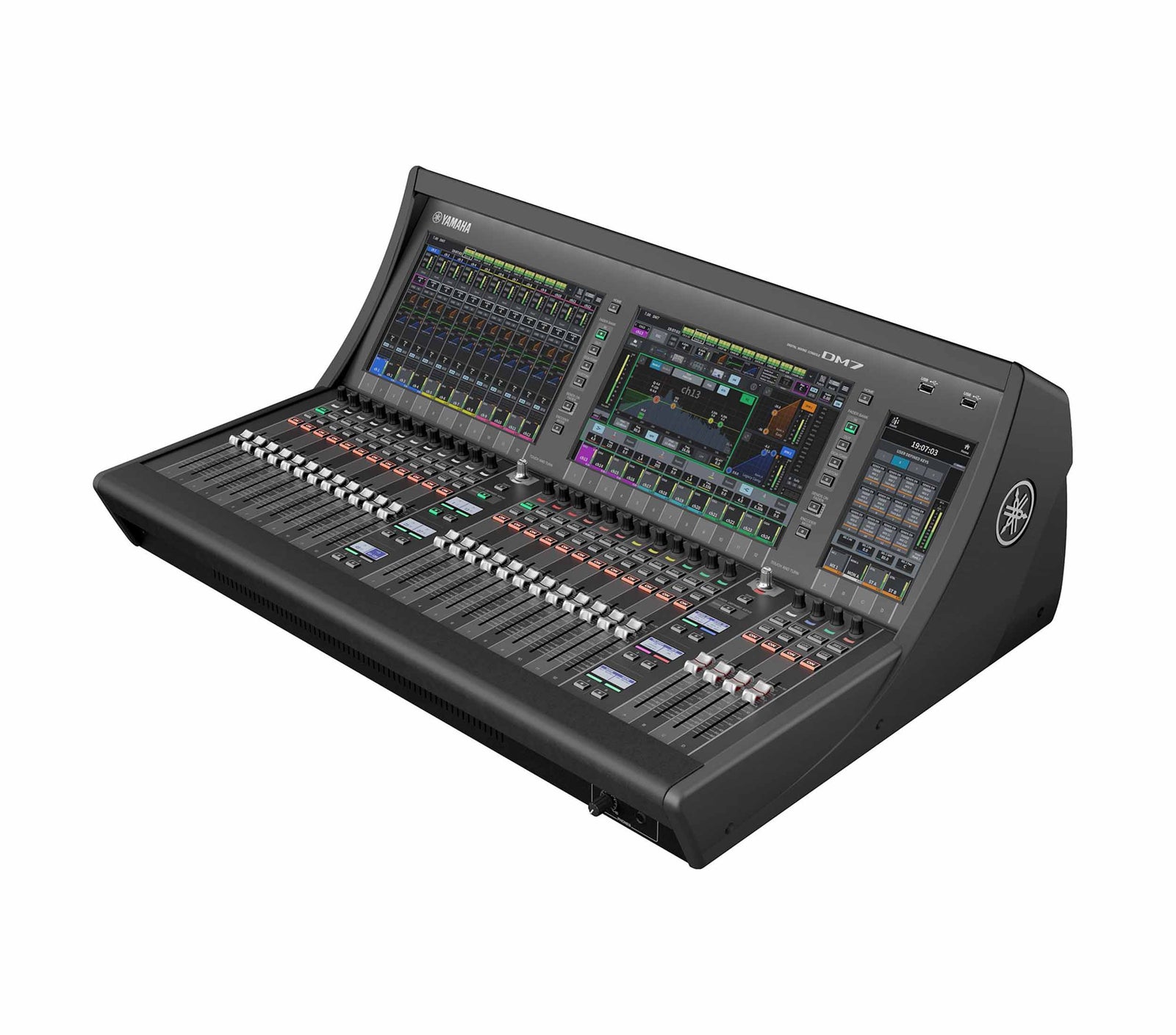 Yamaha DM7-EX 120-Channel Digital Mixing Console Expansion Package with 144 x 144 Dante and Dual Touchscreens
