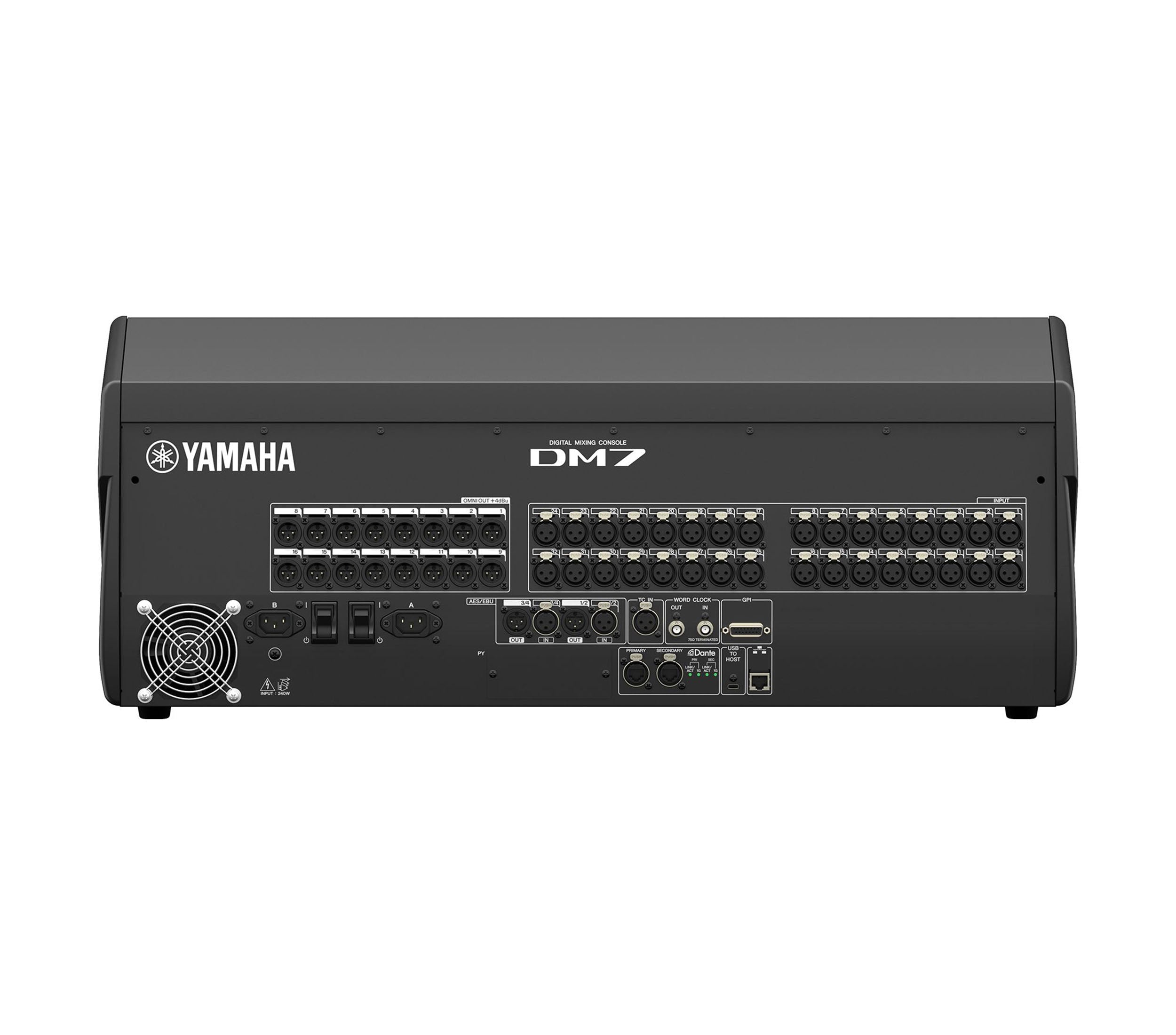 Yamaha DM7-EX 120-Channel Digital Mixing Console Expansion Package with 144 x 144 Dante and Dual Touchscreens