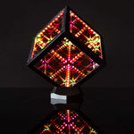 Hyperspace Lighting HYPERCUBE NANO Infinity Mirror LED Art with App Control and Sound Reactive Effects