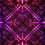 Hyperspace Lighting HYPERCUBE NANO Infinity Mirror LED Art with App Control and Sound Reactive Effects