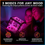 Hyperspace Lighting HYPERCUBE NANO Infinity Mirror LED Art with App Control and Sound Reactive Effects
