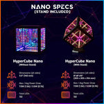 Hyperspace Lighting HYPERCUBE NANO Infinity Mirror LED Art with App Control and Sound Reactive Effects