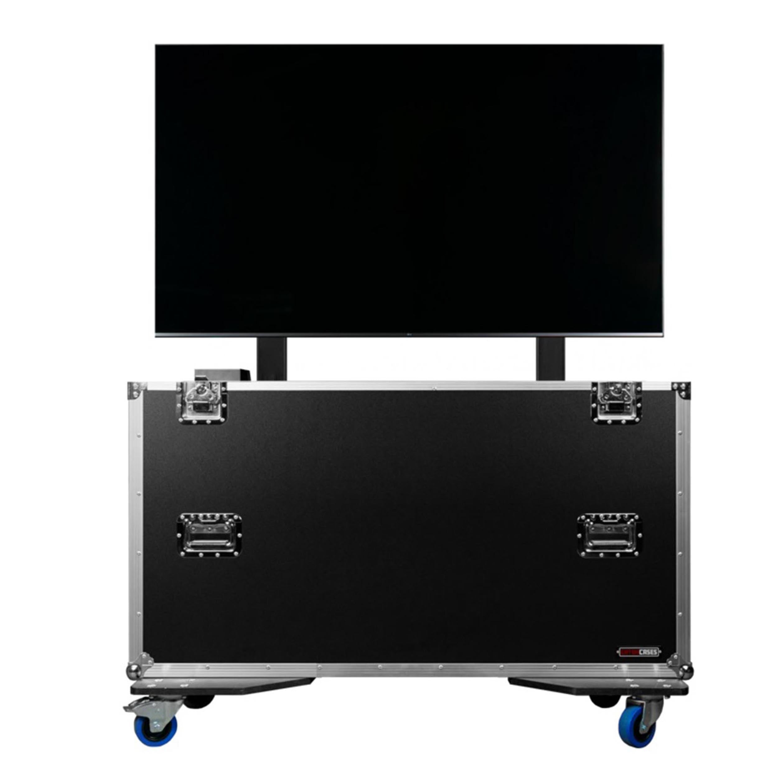 Gator Cases GEXPOELED55 ATA-Style Case with ELIFT for 55” LCD/LED Screens - Black