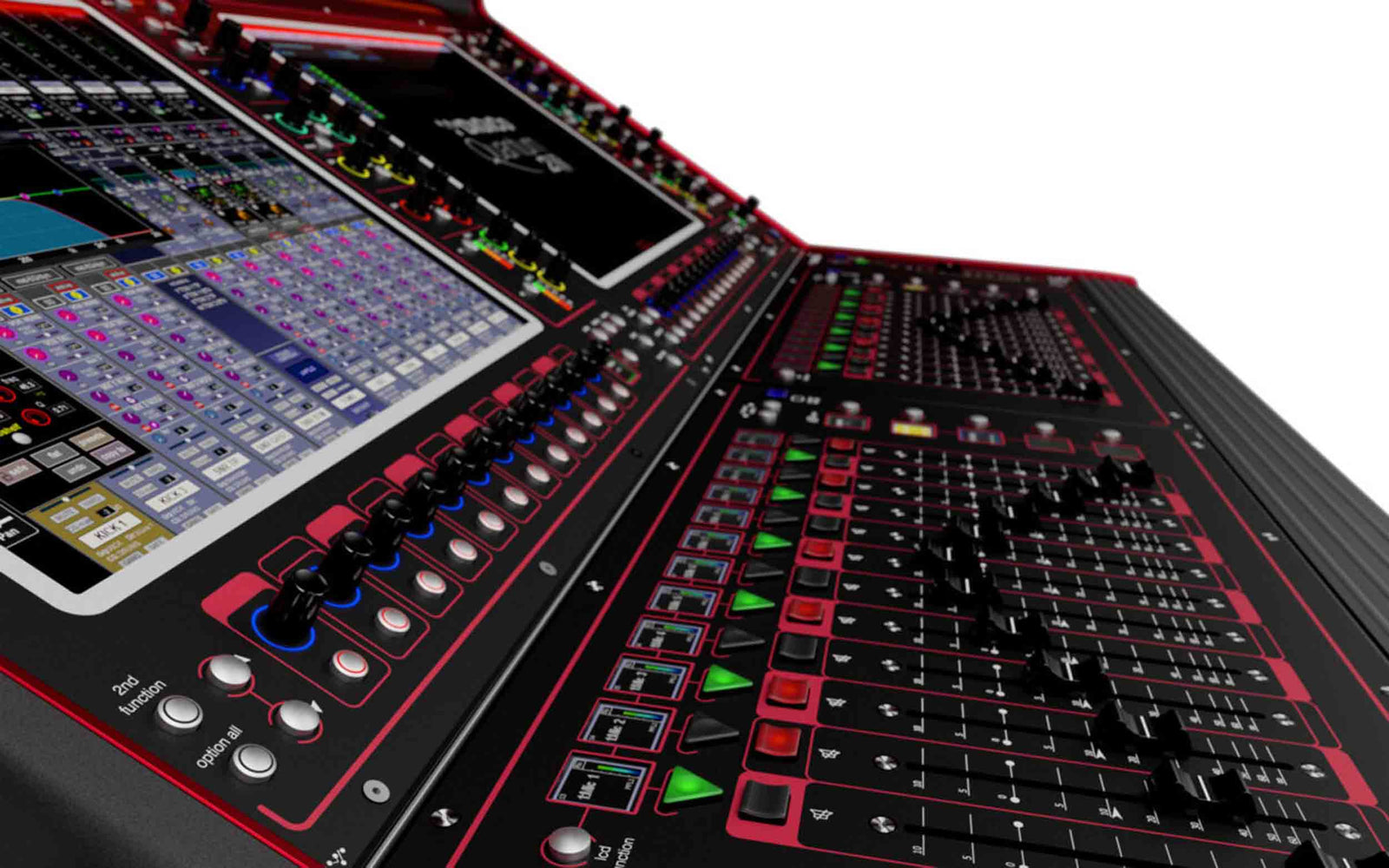 DiGiCo X-Q225-W-DS-ST-EX-ULT Ultimate Digital Mixing Console with Dual Screen (DS) and Standard (ST) Connector