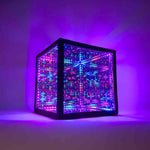 Hyperspace Lighting HYPERCUBE10 Infinity Mirror LED Art with App Control and Sound Reactive Effects