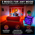 Hyperspace Lighting HYPERCUBE10 Infinity Mirror LED Art with App Control and Sound Reactive Effects