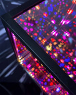 Hyperspace Lighting HYPERCUBE10 Infinity Mirror LED Art with App Control and Sound Reactive Effects