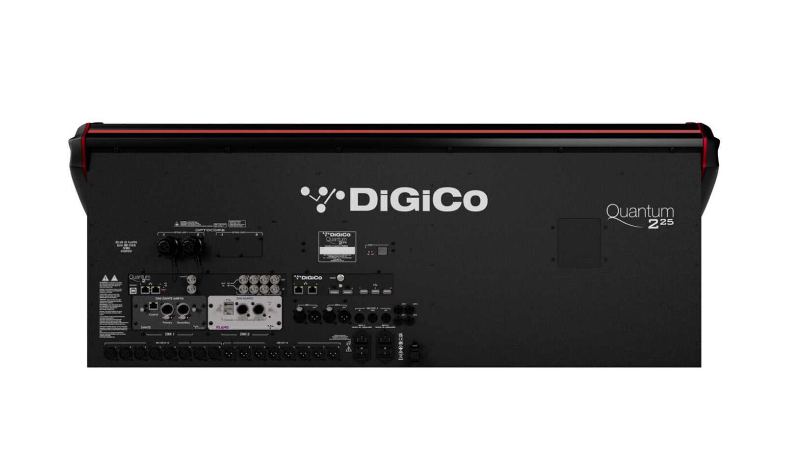 DiGiCo X-Q225-WS-DS-OP Dual Screen Digital Mixing Console with Waves SoundGrid and OpticalCON Optocore Connector