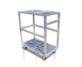 Galaxy Stage GS-36BPC Base Plate Transport Cart for 6 Plates - 36"