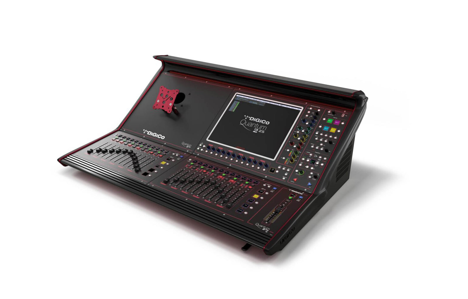 DiGiCo X-Q225-W-WS-OP Digital Mixing Console with Waves SoundGrid and OpticalCON Connector - W Package