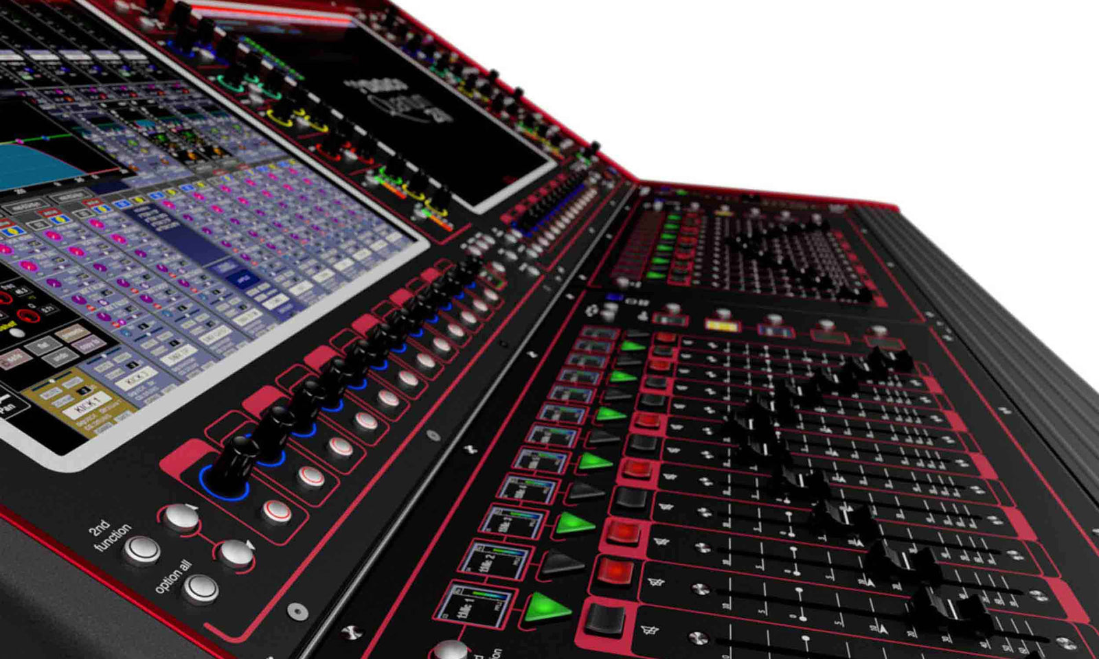 DiGiCo X-Q225-W-WS Digital Mixing Console with Waves SoundGrid and W Package - MADI Only