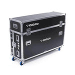 DiGiCo FC-Q225 3 Piece Flight Case with Pullout Keyboard on Casters for Q225