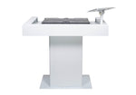 B-Stock: Headliner HL30001 Malibu Portable DJ Podium with Countertop and Base Column - White